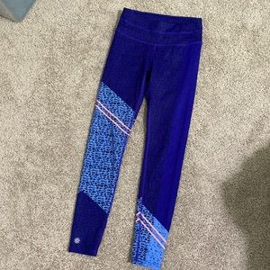 Athleta printed tights